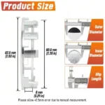 Nissan Pathfinder Frontier Rogue LEAF Wheel Center Caps #40342-6TA1A 4pcs 64mm 2.5in - 20272068 - Image 5