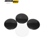 Aluminum Wheel Center Cap Curved Decals Pure Color Dustproof Stickers 89mm 3.5in 4pcs - 20270030BK - Image 2