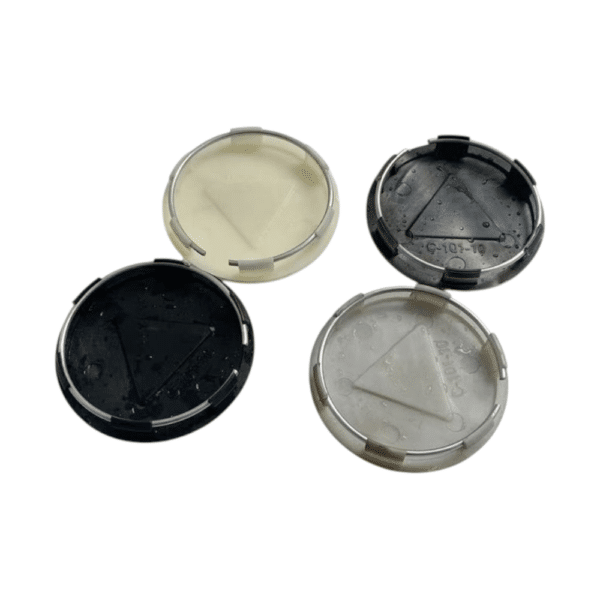 4pcs Set 64mm Snap On New Customized White Wheel Center Caps – C-101-10 - Image 6