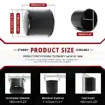 4.25in Push Through Trailer Wheel Center Cap for Truck Rims Center Bore 4.29in Height - 20274219MB - Image 4