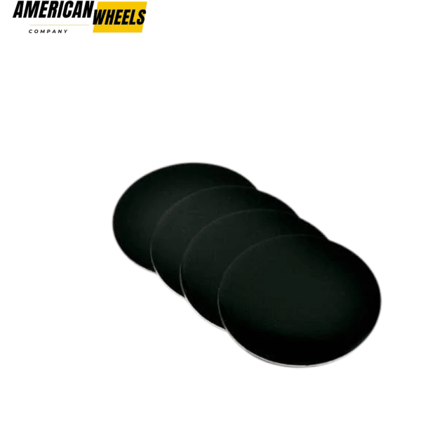 4pcs 45mm 1.77in Wheel Center Caps Aluminum Pure Black or Pure Silver Stickers - 20213706 - Image 5