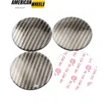 Carbon Fiber Wheel Center Cap Curved Aluminum Decals for Decoration Wheel 68mm 4pcs - 20270010 - Image 2