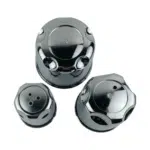 4pcs Set 90 / 142 / 114mm Snap On Chrome Push Through Wheel Center Caps – 172CAP1-2 - Image 3