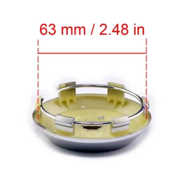 Akita Aftermarket Wheel Center Caps Replacement Base 70mm 4pcs #C123201B - 20213662 - Image 4