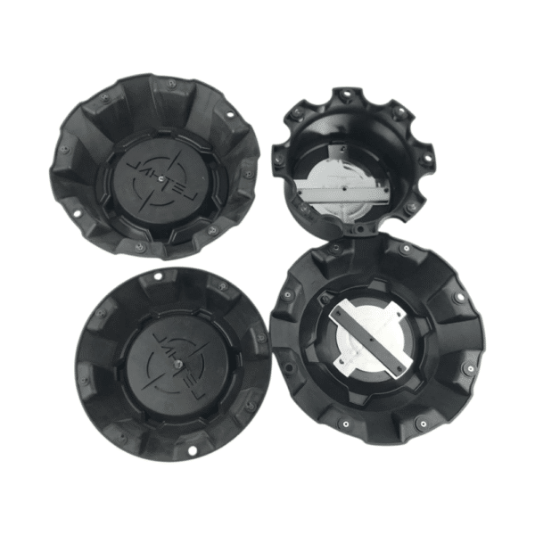 4pcs Set 214mm Snap On Black Offroad Wheel Hub Center Caps 5/6/8 Lug – C-A17 - Image 4
