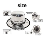 5.15in Rear Dually Eagle Alloys 8 Lug Center Hub Caps for 8x6.5 and 8x170 Wheels #3109-06 - 20274356CH - Image 5