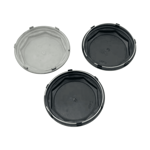 4pcs Set 104mm Hex Type Snap On Black Wheel Center Caps – C-A91 - Image 2
