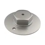 4pcs Set 160mm Snap On Hex Shape Silver Wheel Center Caps – C-A114 - Image 4