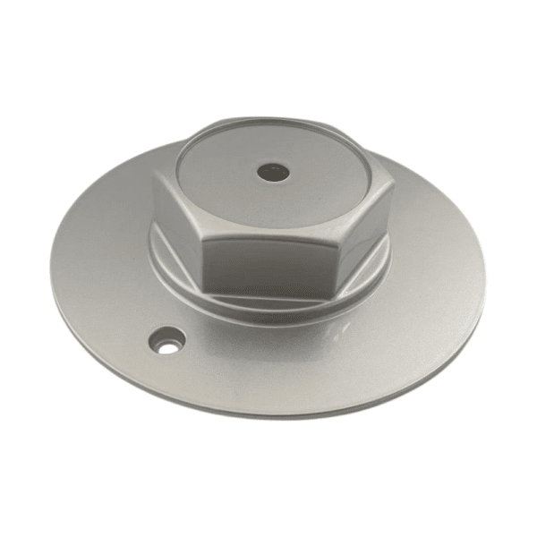 4pcs Set 160mm Snap On Hex Shape Silver Wheel Center Caps – C-A114 - Image 4