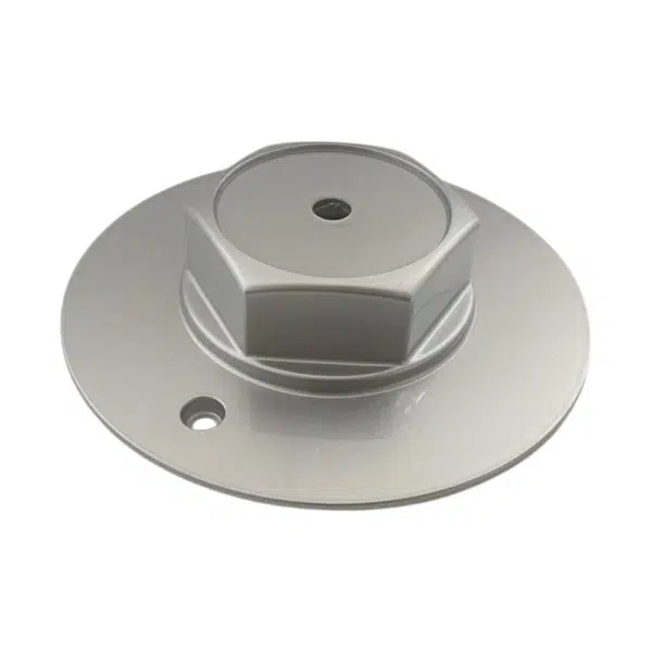 4pcs Set 160mm Snap On Hex Shape Silver Wheel Center Caps – C-A114 - Image 4