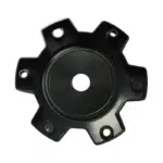 4pcs Set 141mm Snap On Matte Black ABS Wheel Center Caps 6 Lug – C-727 - Image 2