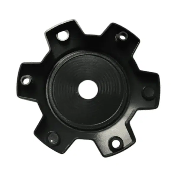 4pcs Set 141mm Snap On Matte Black ABS Wheel Center Caps 6 Lug – C-727 - Image 2