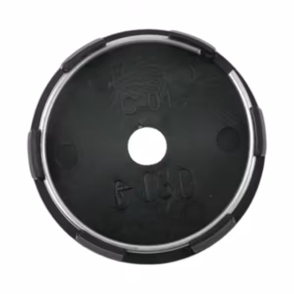 4pcs Set 60mm Snap On Black ABS Plastic Universal Blank Wheel Center Caps – C-01 / C-030 - Image 3