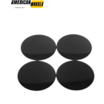 Wheel Center Rim Caps Stickers Aluminum Decals for Auto Wheel Decoration 89mm 3.5in 4pcs - 20270029BKx4 - Image 2