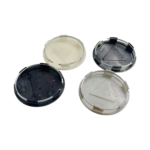 4pcs Set 64mm Snap On New Customized White Wheel Center Caps – C-101-10 - Image 5