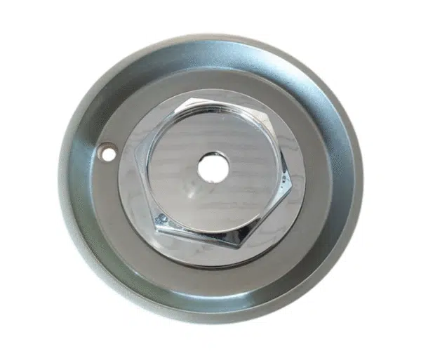 4pcs Set 151.8mm Snap On Black + Chrome Wheel Center Hub Caps – C013001 - Image 2