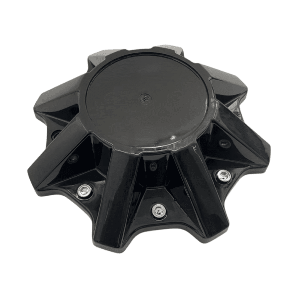 4pcs Set 210mm Snap On 5/6/8 Lugs Gloss Black Offroad Wheel Center Caps – 604L210 - Image 2