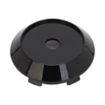 4pcs Set 70mm Snap On Black Wheel Center Caps – C123201 - Image 2