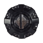 4pcs Set 182mm Snap On Lethal Offroad Black Wheel Center Caps with Chrome Logo – C-A18 - Image 2