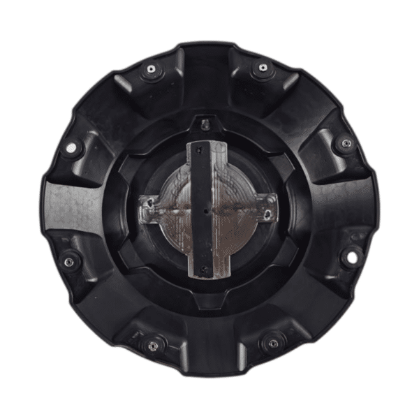 4pcs Set 182mm Snap On Lethal Offroad Black Wheel Center Caps with Chrome Logo – C-A18 - Image 2