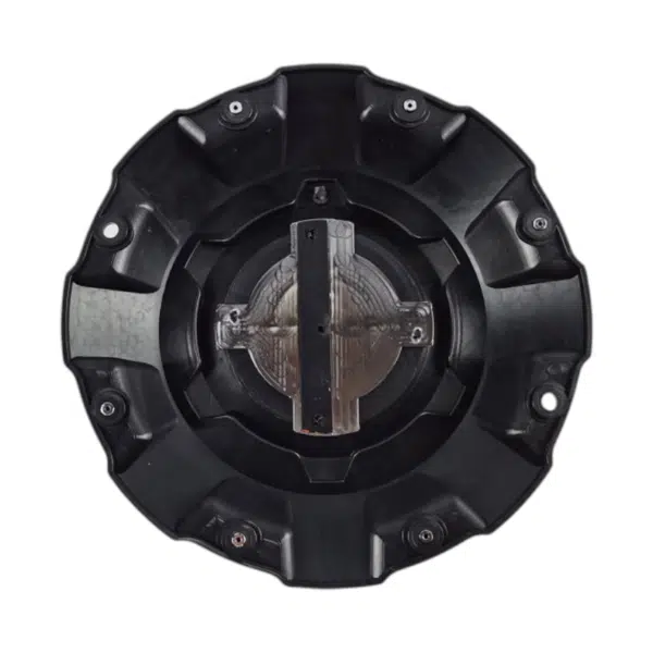 4pcs Set 182mm Snap On Lethal Offroad Black Wheel Center Caps with Chrome Logo – C-A18 - Image 2