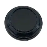 4pcs Set 76mm Hex Shape Blank Snap On Black Wheel Center Caps – C-A91-1 - Image 3