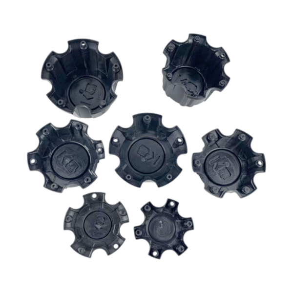 4pcs Set 5×114.3 / 127 / 139.7 / 150 & 6×139.7mm Snap On Black Wheel Center Caps – C-A51 - Image 3