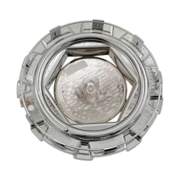 4pcs Set 160mm Snap On Chrome Black Wheel Center Caps – R-104 - Image 3