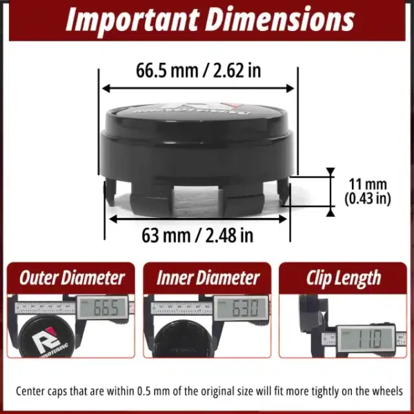 Rays ZE40 Enkei XXR F150 Floating Wheel Center Caps 4pcs 67mm 2.62in - 20260018BK=[14286BK+14502BK+80103036+71013]x4 - Image 3