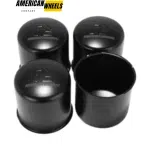 4.25in Stainless Push Thru Wheel Center Rim Caps for 4.25in Trailer Bore 4.33in Height - 20274365