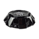 4pcs Set 182mm Snap On Lethal Offroad Black Wheel Center Caps with Chrome Logo – C-A18 - Image 4