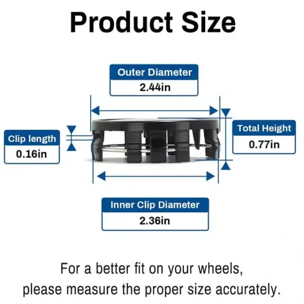 Toyota Avalon Highlander Lexus RX350 Wheel Center Cap 42603-06150 4pcs 62mm 2.44in - 20272042HB - Image 4