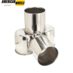 4.9in 2 Open 2 Closed Stainless Push Through Center Hub Caps for 4.9in Trailer Truck Bore - 20274373=[20274359+20274358]x2 - Image 4