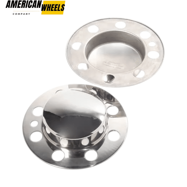 5.15in Front Dually Eagle Alloys 8 Lug Center Caps for 8x6.5 and 8x170 Bolt Wheel#3108-06 - 20274355CH - Image 3