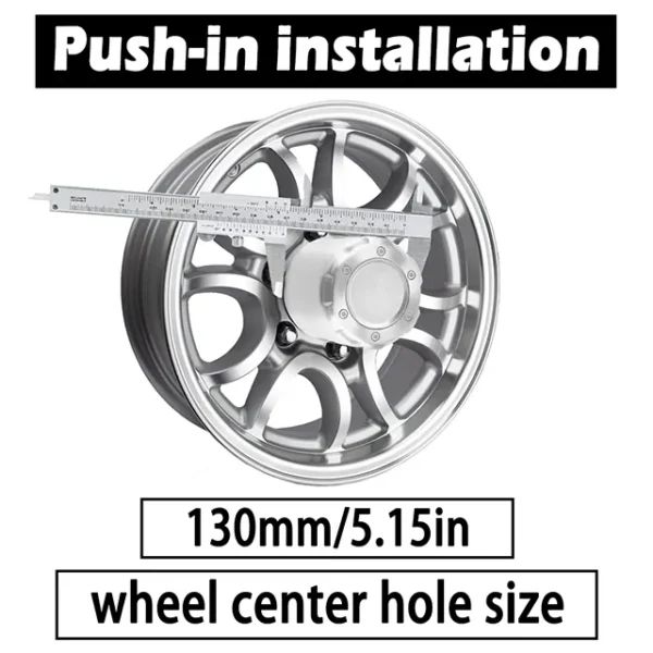 Aluminum Wheel Center Caps for 3.27" / 4.25" / 5.15" Bore - 20274301SVx2 - Image 14