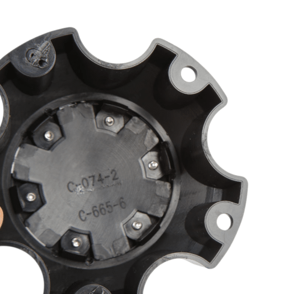 4pcs Set 5x114.3 Snap On Black and Red Offroad Wheel Center Caps – C-665-6/C-074-2 - Image 5