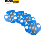 64mm Aluminum Decals for Wheel Center Cap with BMW 303 Front Face Pattern Auto Sticker 4pc - 20270006 - Image 3