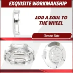 Chevrolet GMC Cadillac Wheel Center Caps for Avalanche Silverado Yukon XL #9595891 83mm 4pcs - 20274175CH - Image 4