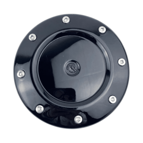 4pcs Set 102.6mm Snap On Gloss Black Wheel Center Caps 6 Lug No Logo – C813602 - Image 2