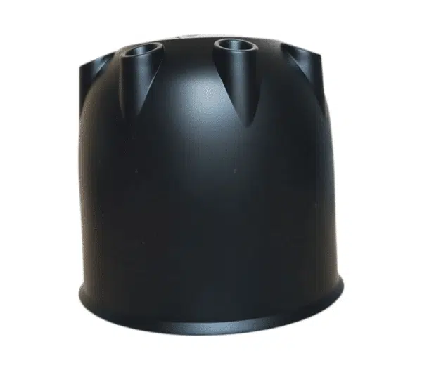 4pcs Set 135.9mm Snap On Matte Black Ultra Wheel Push Through Center Caps – C800901 - Image 3