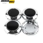 4pcs 93mm 3.66in for Toyota Land Cruiser Wheel Center Hub Caps #4260B60370 - 20277129CH[14225+13709BK]x4