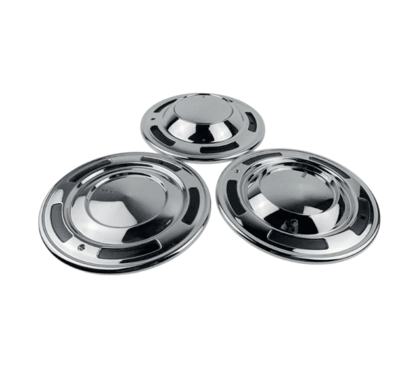4pcs Set 263mm Snap On Chrome Offroad Wheel Center Caps for Steel Rims – C-A50 - Image 3