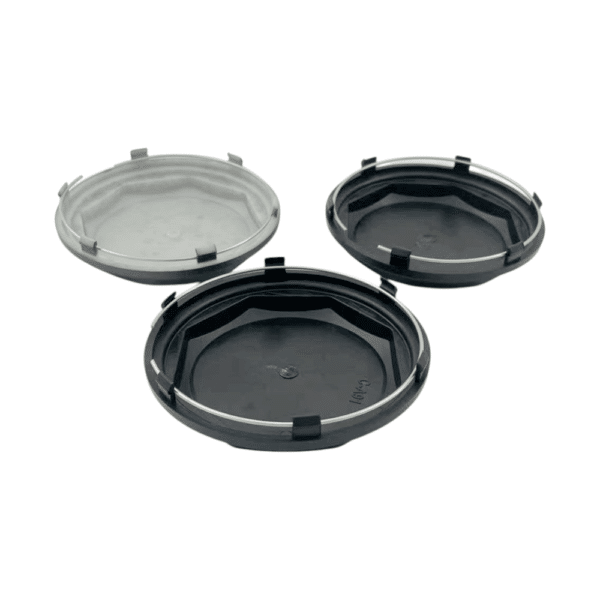 4pcs Set 104mm Hex Type Snap On Black Wheel Center Caps – C-A91 - Image 4