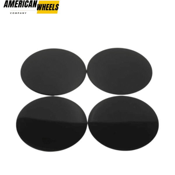 50mm 1.97in Wheel Center Cap Aluminum Stickers Car Decoration Stickers 4pcs - 20213707 - Image 2
