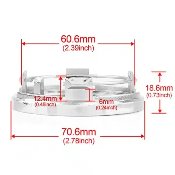 BBS Wheel Center Cap Replacement #09.24.467 #09.24.486 #56.24.120 OD: 70mm ID: 60mm - 20214450 - Image 11