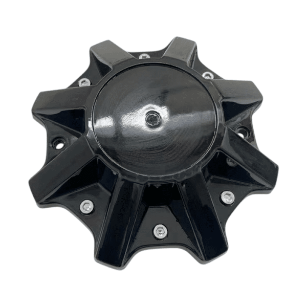 4pcs Set 210mm Snap On 5/6/8 Lugs Gloss Black Offroad Wheel Center Caps – 604L210 - Image 3