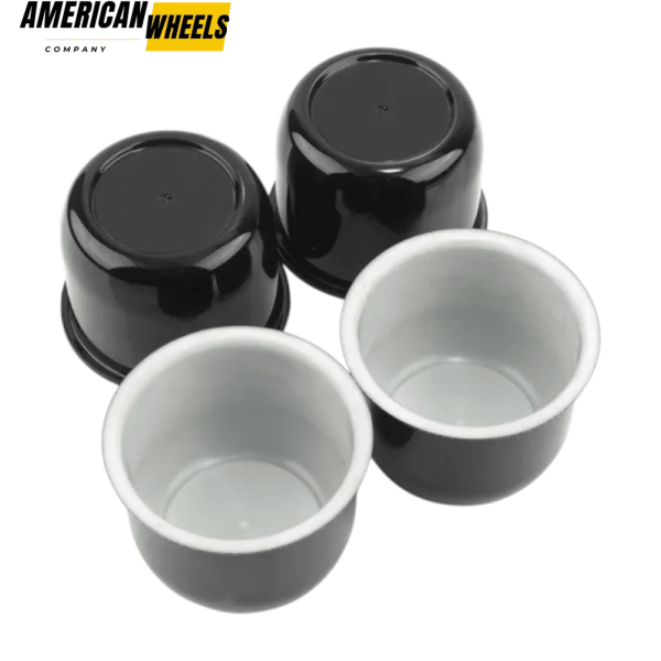 Push Through Center Caps For 3.03" /3.25" /3.31" /5.12" Trailer Rim Center Bore Black - 20274027HBx2 - Image 2