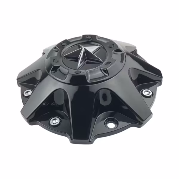 4pcs Set 213mm Snap On Gloss Black Offroad Wheel Hub Center Caps 5 / 6 / 8 Lug – ER038 - Image 2