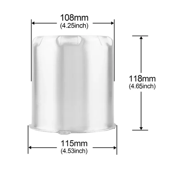 Aluminum Wheel Center Caps for 3.27" / 4.25" / 5.15" Bore - 20274301SVx2 - Image 6