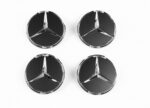 4pcs Matte Black Wheel Hub Inserts Mercedes Benz A0004003800 9283 - Image 7